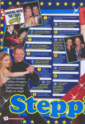 TV Week Ultimate TV Trivia Book
Keywords: dancingwiththestars